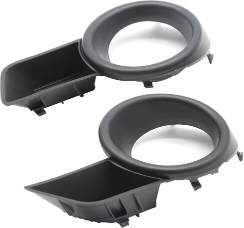 1 Pair 81481-48040 Front Bumper Fog lamp Cover, Replacement for Toyota Highlander 2008 2009 2010, Replaces 81482-48050 81481-0E030 81482-0E040 in Saudi Arabia
