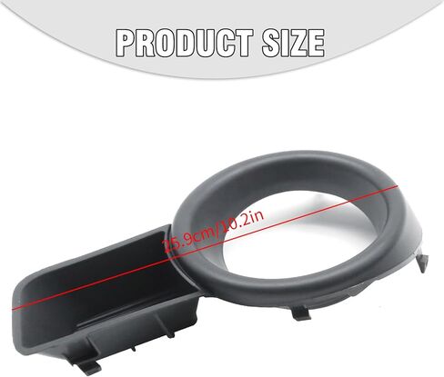 1 Pair 81481-48040 Front Bumper Fog lamp Cover, Replacement for Toyota Highlander 2008 2009 2010, Replaces 81482-48050 81481-0E030 81482-0E040 in Saudi Arabia