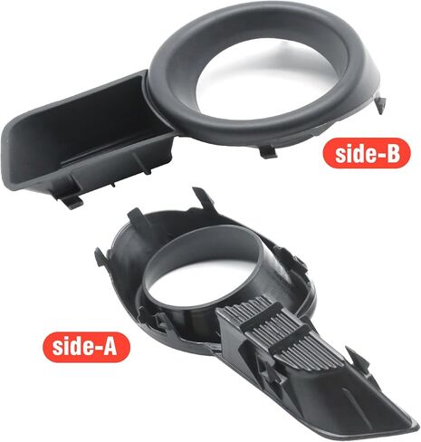 1 Pair 81481-48040 Front Bumper Fog lamp Cover, Replacement for Toyota Highlander 2008 2009 2010, Replaces 81482-48050 81481-0E030 81482-0E040 in Saudi Arabia