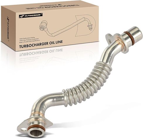 A-Premium Left Side Turbocharger Oil Line Compatible with Ford F-150 F150 2017-2020, Expedition 2018-2021 & Lincoln Navigator 2018-2021, 3.5L, Replace# HL3Z9T515A in Saudi Arabia