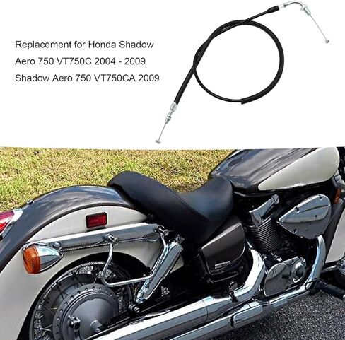 Anxingo 2 Pcs 17920-MEG-000 Push Pull Throttle Cable, Replacement for Honda Shadow Aero 750 VT750C 2004 2005 2006 2007 2008 2009 Shadow Aero 750 VT750CA 2009, Replaces 17910-MEG-000 in Saudi Arabia