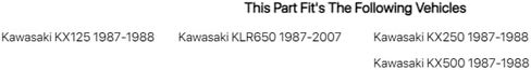 Tusk Brake Pad - Sintered Metal Front For Kawasaki KLR650 1987-2007 in Saudi Arabia
