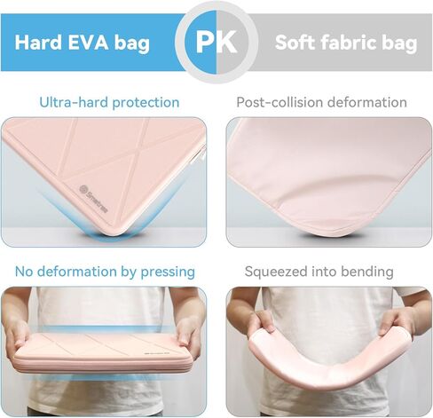 Smatree Hard EVA Protective Sleeve Case Compatible for 12.3 inch Microsoft Surface Pro 7+, Surface Pro 7, for 12.4 inch Microsoft Surface Laptop Go 3 Notebook Bag (X8016) in Saudi Arabia
