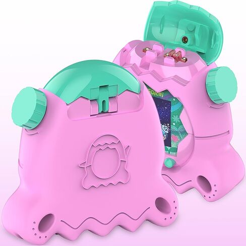 JCHPINE Hard Case and Silicone Cover for Tamagotchi Paradise Electronic Pet, Protective Cases for Tamagotchi Paradise with Screen Protector and Lanyard (Pink) in Kuwait