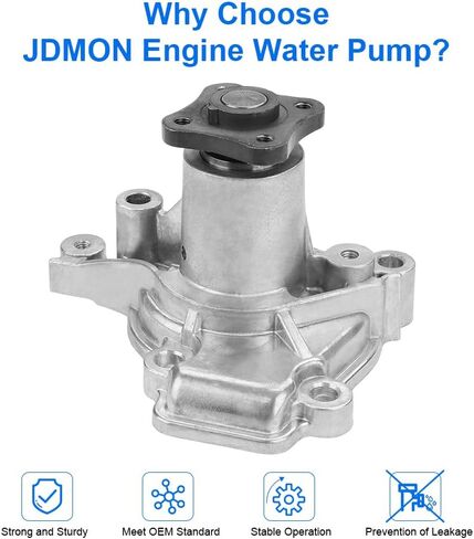 مضخة مياه محرك JDMON مع حشية تحل محل # AW9353 2510023001 بديلة لسيارة Hyundai Elantra 1996-2012، Tiburon 1997-2008، Tucson Kia Spectra Spectra5 Sportage 2005-2009 Soul 2010-2011 L4 1.8L 2.0L in Saudi Arabia