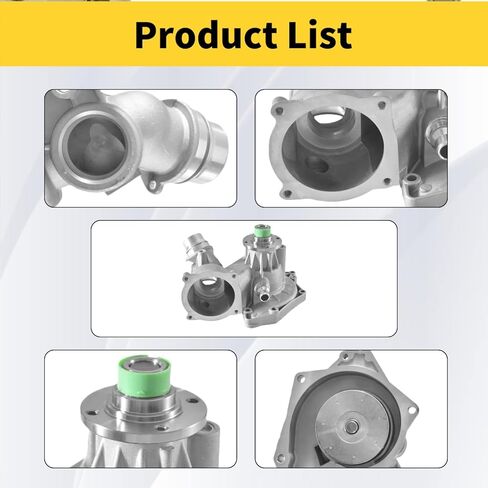 AW9465 Engine Water Pump Kit Fit for BMW X5 540i 740iL 740i Z8 1999-2003 V8 4.4L/4.6L/4.8L, Land Rover Range Rover 2003-2005 V8 4.4L 20815, 1152130 in Saudi Arabia