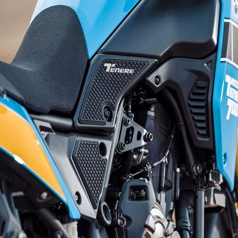 ل Tenere 700 T700 XTZ 700 2019 2020 ، المضادة للانزلاق دراجة نارية خزان الغاز حماة خزان حماية ملصقات قبضة الركبة منصات الجر in Saudi Arabia