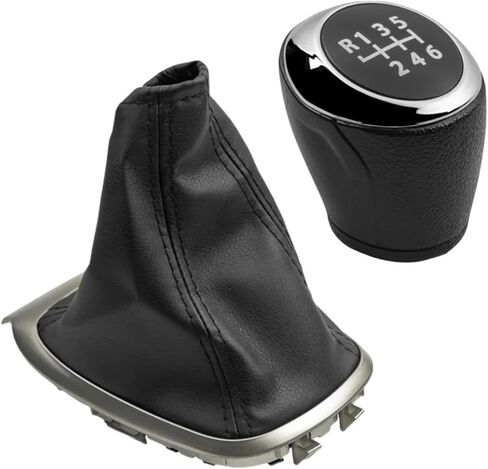 5/6 Speed Hand Speed Ball Gear Shift Knob Gaiter Boot Dustproof Cover For Chevy for Aveo for Sonic for T300 2011 2012 2013 2014 2015(6 speed combo) in Kuwait