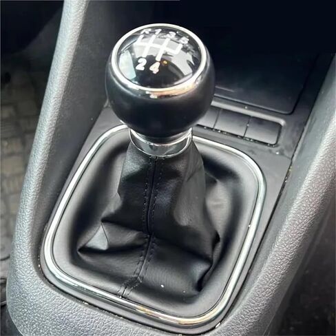 5/6 Speed Stick Gear Shift Knob Boot Collar Case for Volkswagen for VW for Golf 5 V 6 VI for MK5 for MK6 for Jetta 2005-2014 Car Stying(6Speed) in Saudi Arabia
