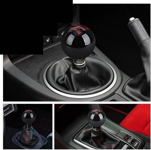 Universal Car Gear Shift Knob Head Shifter Lever Round Ball Shape M8x1.25 M10x1.25 M10x1.5(5 speed Champagne) in Kuwait
