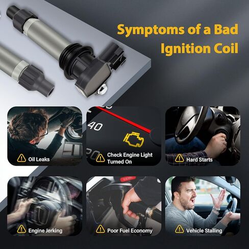 OCPTY car ignition coils*6 Compatible for Buick Enclave 3.6L 2008-2020 automotive replacement ignition coil packs Replaces UF569 in Saudi Arabia
