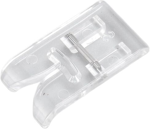 Clear Presser Foot, Prevent Skipped Stitches Sewing Machine Presser Foot for Curved Stitches, 7mm Universal Sewing Machine Foot, Narrow Seams, Topstitching, Suitable for All Sewing Machines in Saudi Arabia