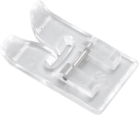 Clear Presser Foot, Prevent Skipped Stitches Sewing Machine Presser Foot for Curved Stitches, 7mm Universal Sewing Machine Foot, Narrow Seams, Topstitching, Suitable for All Sewing Machines in Saudi Arabia