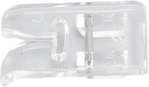 Clear Presser Foot, Prevent Skipped Stitches Sewing Machine Presser Foot for Curved Stitches, 7mm Universal Sewing Machine Foot, Narrow Seams, Topstitching, Suitable for All Sewing Machines in Saudi Arabia
