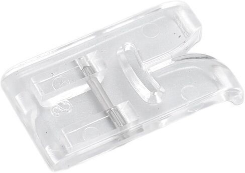 Clear Presser Foot, Prevent Skipped Stitches Sewing Machine Presser Foot for Curved Stitches, 7mm Universal Sewing Machine Foot, Narrow Seams, Topstitching, Suitable for All Sewing Machines in Saudi Arabia