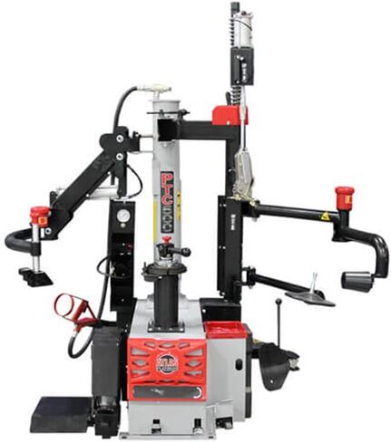 ATLAS Automotive Equipment PTC500 Platinum Center Post Tire Changer, Lever/No-Lever System, Smart Lock Mounting, Integrated Wheel Lift, Accessory Kit, Italian Engineering, High-Volume Efficiency in Saudi Arabia