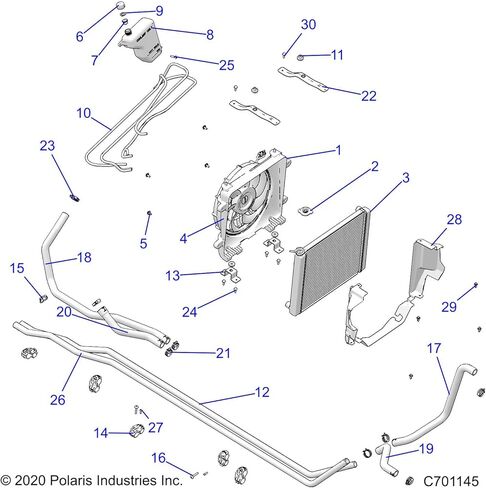 منفذ خرطوم محرك Polaris Ranger، قطعة OEM الأصلية 5416140، الكمية 1 in Kuwait