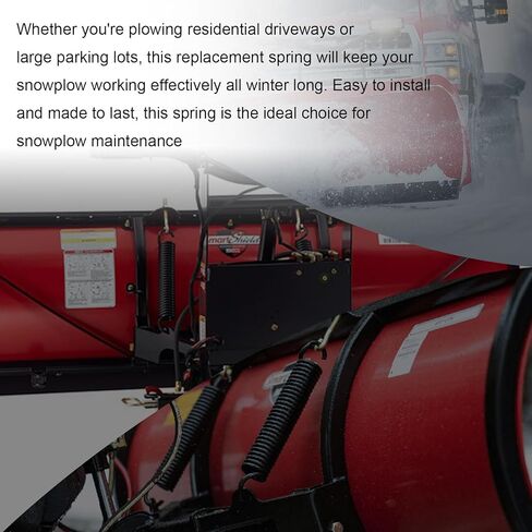 Compatible 14 1/2" Snow Plow Trip Spring for BOSS Snowplows MSC01509 1304715, Replacement Part for RT2 Straight Blade, RT2 V-Plow, RT3 Straight Blade w/Smart Hitch, RT3 V-Plow, Fits SNP4104 in Kuwait