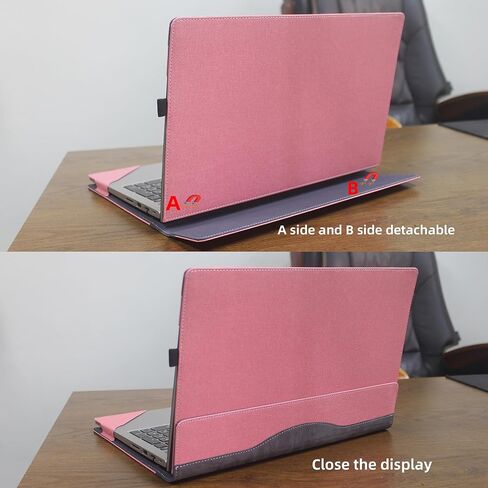 حافظة كمبيوتر محمول ASUS Vivobook 14(X1404) X1404VA X1404VAP مقاس 14 بوصة حافظة كمبيوتر محمول قابلة للفصل (وردي) in Kuwait