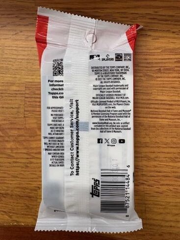 2025 TPS تحديث بطاقة تجارة البيسبول MLB Jumbo Fat Pack in Kuwait