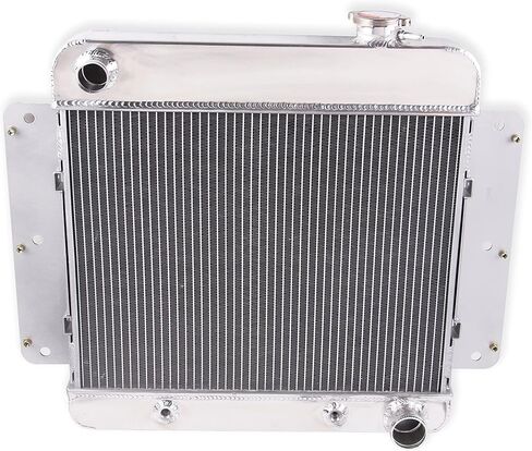 3 Rows Aluminum Radiator For Chevy 1962-1967 II Nova BASE/SS 6CYL V8 63 64 65 66 Models., 22 1/8 inch x 24 1/2 inch in Saudi Arabia