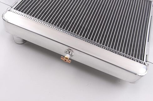 3 Rows Aluminum Radiator For Chevy 1962-1967 II Nova BASE/SS 6CYL V8 63 64 65 66 Models., 22 1/8 inch x 24 1/2 inch in Saudi Arabia