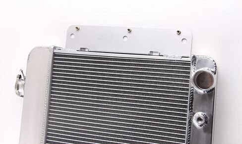 3 Rows Aluminum Radiator For Chevy 1962-1967 II Nova BASE/SS 6CYL V8 63 64 65 66 Models., 22 1/8 inch x 24 1/2 inch in Saudi Arabia