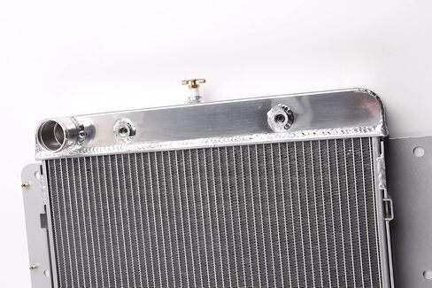 3 Rows Aluminum Radiator For Chevy 1962-1967 II Nova BASE/SS 6CYL V8 63 64 65 66 Models., 22 1/8 inch x 24 1/2 inch in Saudi Arabia