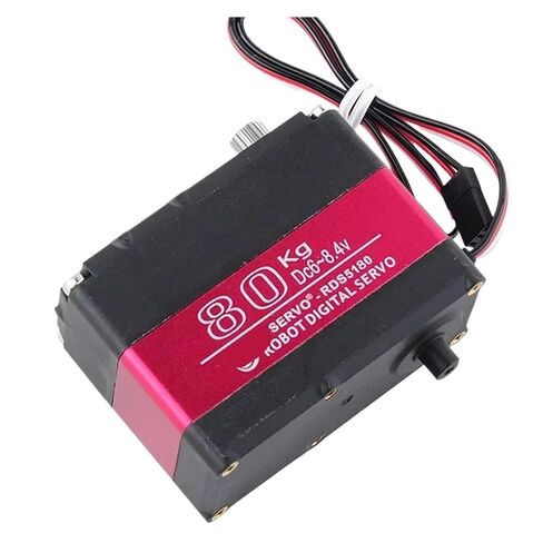 S5180 80KG 7.4V ثنائي المحور سيرفو عزم دوران عالي ميتال جير سيرفو مع قوس U (1 قطعة 270 درجة) in Kuwait