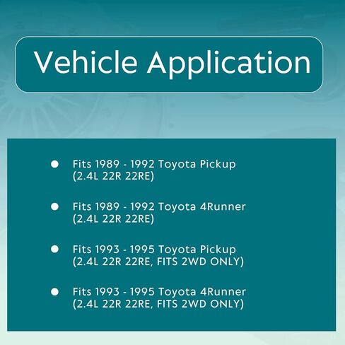 طقم القابض الثقيل EFT لشاحنة بيك اب Toyota 4Runner 1989-1995 2.4L 22R 22RE - ترقية الأداء للخدمة الشاقة من أجل مشاركة سلسة - ملاءمة متينة ودقيقة - تقدم ضمان العلامة التجارية لمدة 12 شهرًا in Saudi Arabia