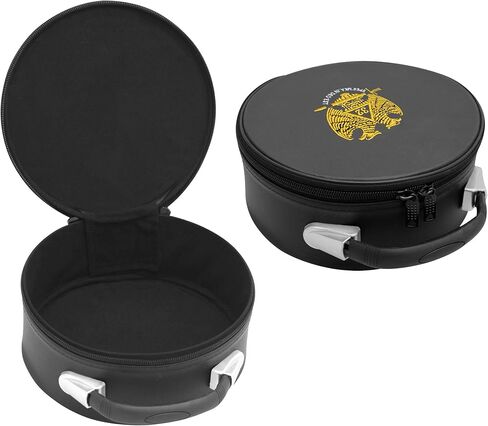 Freemason Masonic Cap Case – Premium Imitation Leather, Portable Fez Storage & Display Box - Machine Embroidery (33rd Degree Scottish Rite) in Saudi Arabia