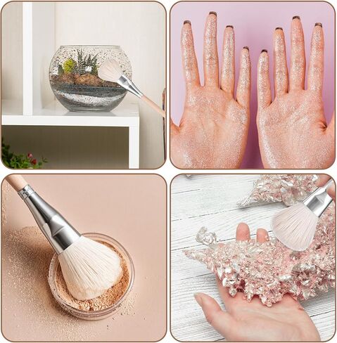 10 Pcs Pottery Glaze Brushes Soft Bristle Ceramic Brushes Set Glazing Goat Hair Blending Brush Blending Mop Underglaze Brush Acrylic Watercolor Art Paintbrush for Oil Pottery Painting Artists in Saudi Arabia