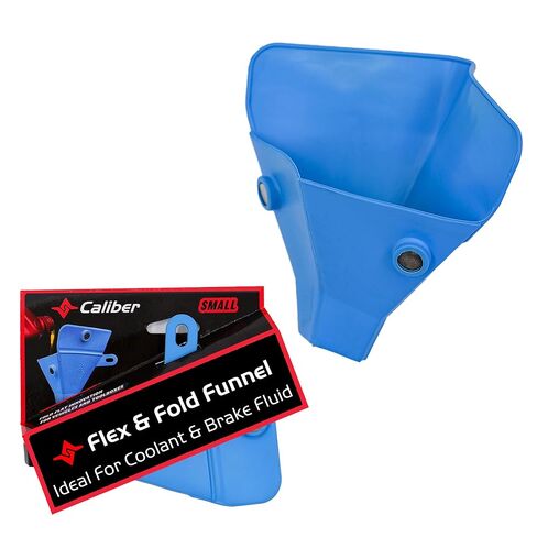 Caliber Flex & Fold, Flexible Funnel for Automotive Use, Medium Funnel for All Purpose Fluid Transfers, Yellow in Saudi Arabia
