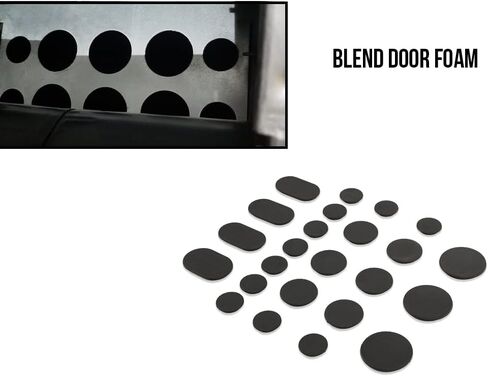 G-PLUS Blend Door Foam Fix Set Compatible with 1998-2012 Beetle (Mk4) 1992-2005 Jetta/Golf (Mk3, Mk4) 1993-2005 Jetta (B4, B5, B5.5) Blend Door Foam Fix 23pcs (Black) in Saudi Arabia