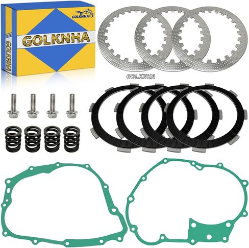 Clutch Kit & Cover Gasket Compatible with ATC200 ATC200E ATC200M ATC200S 1981-1986 ATC185 ATC185S 1980-1983 OEM#22201-166-000 22311-107-000 in Saudi Arabia