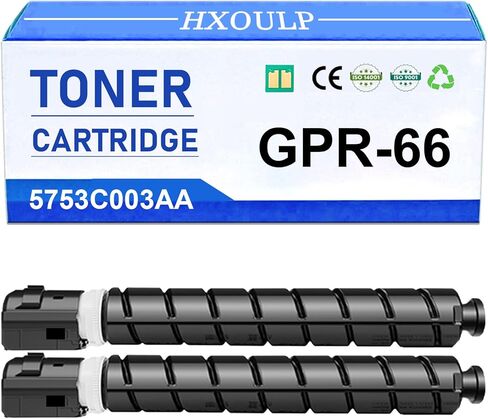 خرطوشة حبر GPR-66 GPR66 5753C003AA متوافقة مع Canon ImageRUNNER Advance DX C3922 C3922i C3926 C3926i C3930 C3930i C3935 C3935i C3322L C3326 C3326i الطابعة 4 عبوات in Kuwait