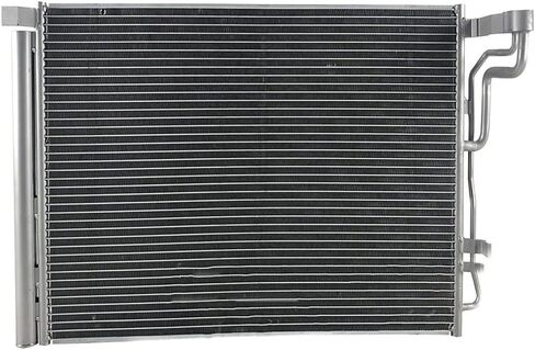 For Hyundai Elantra 2021 2022 2023 A/C Condenser | 15.22 In. Height | w/Receiver/Dryer | Parallel Flow Condenser | Block Fitting | Sedan | Replacement For HY3030185 | 97606-AA000 in Saudi Arabia