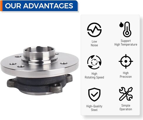 PAROD 513226 Front Wheel Hub Bearing Assembly Compatible with 2002-2006 Mini Cooper w/Encoder ABS in Saudi Arabia