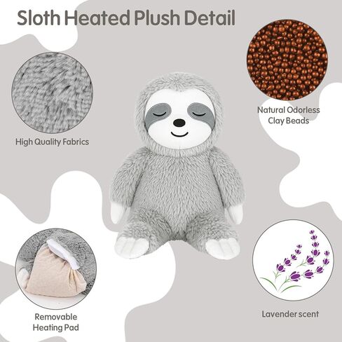 Weighted Stuffed Animals Highland Cow Plush Heated Microwavable Weighted Plushies Stuffy Lavender Scented Highland Cow Stuffed Animal Calming Gift for Kids and Adults in Kuwait