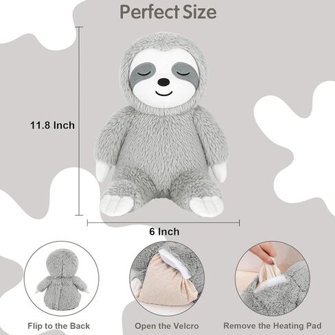 Weighted Stuffed Animals Highland Cow Plush Heated Microwavable Weighted Plushies Stuffy Lavender Scented Highland Cow Stuffed Animal Calming Gift for Kids and Adults in Kuwait