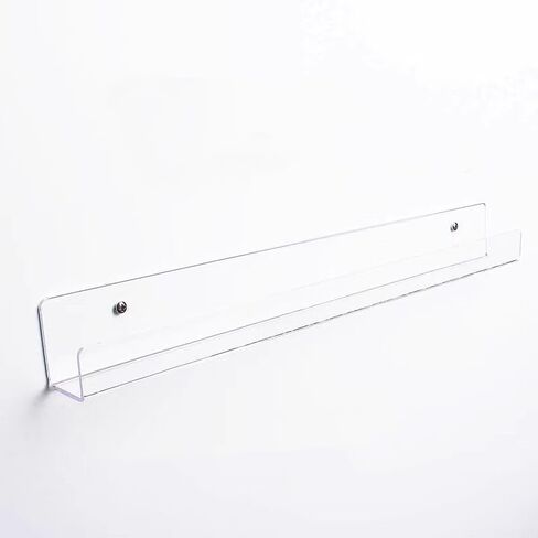 3Pcs Clear Vinyl Record Shelf Wall Mount, Adhesive Record Holder, Wall Record Holder Display Shelf, Bookshelf, Acrylic Album Holder Display, Album Frame Organizer for CD, Book Art Storage Home Decor in Saudi Arabia