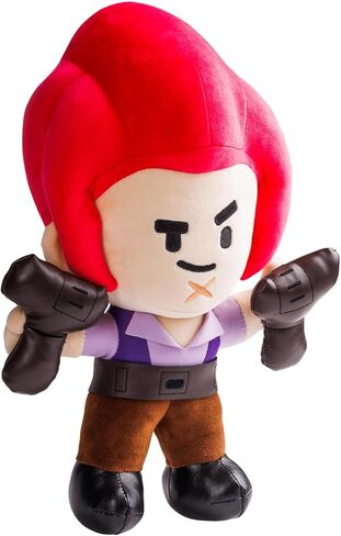P.M.I. Brawl Stars Plush | 6-Inch Soft & Collectible Stuffed Toy | Plushie of Bo, Colt, Crow, El Primo, Nita, or Shelly (Random) | Official Licensed Brawler Plush Gift for Fans & Kids in Saudi Arabia