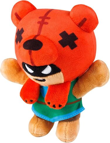 P.M.I. Brawl Stars Plush | 6-Inch Soft & Collectible Stuffed Toy | Plushie of Bo, Colt, Crow, El Primo, Nita, or Shelly (Random) | Official Licensed Brawler Plush Gift for Fans & Kids in Saudi Arabia