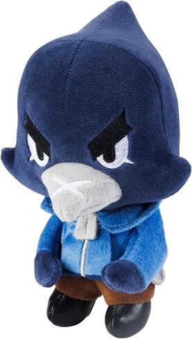 P.M.I. Brawl Stars Plush | 6-Inch Soft & Collectible Stuffed Toy | Plushie of Bo, Colt, Crow, El Primo, Nita, or Shelly (Random) | Official Licensed Brawler Plush Gift for Fans & Kids in Saudi Arabia