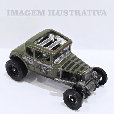 Hot Wheels Ford Model A Custom '31 HYX92 Dirt Series 7/10 Camouflage Paint Ford Licence Mattel 2025 1:64 in Saudi Arabia
