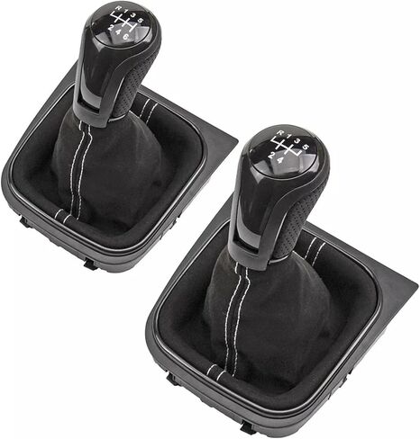 FOR Golf 5 for MK5 FOR Golf 6 for MK6 FOR Jetta 5 A5 MK5 For Scirocco Gear Shift Knob Dust Boot Collar Case 5/6 Speed(5 Speed red line) in Saudi Arabia