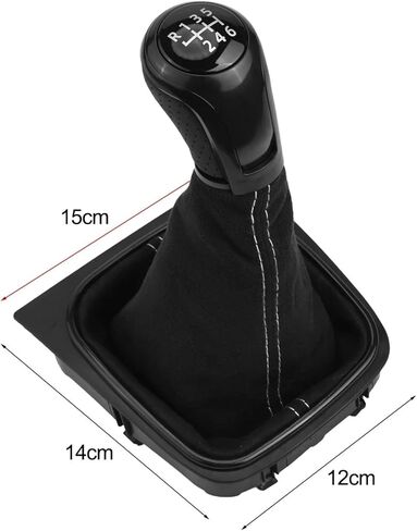 FOR Golf 5 for MK5 FOR Golf 6 for MK6 FOR Jetta 5 A5 MK5 For Scirocco Gear Shift Knob Dust Boot Collar Case 5/6 Speed(5 Speed red line) in Saudi Arabia