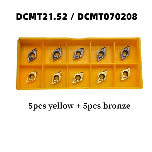 RHFGYY 10 قطع 95 درجة TCMT110204 TCMT21.51 إدراجات تحول كربيد مع 3 قطع حوامل أدوات تحول قابلة للفهرسة قضبان مملة S08K/10K/12M-STCR11 أدوات رغوة CNC اليد اليمنى in Kuwait