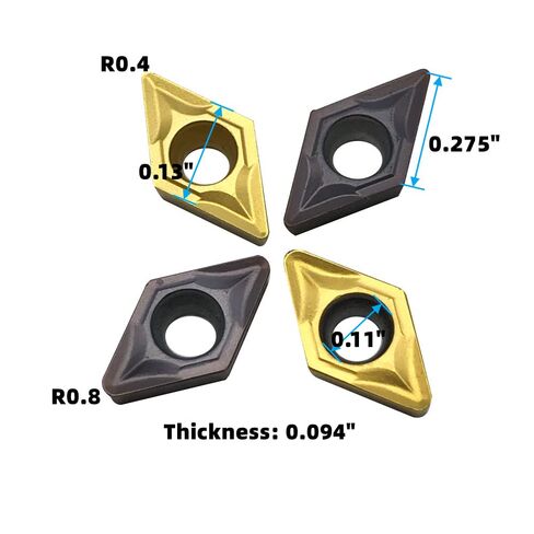 RHFGYY 10 قطع 95 درجة TCMT110204 TCMT21.51 إدراجات تحول كربيد مع 3 قطع حوامل أدوات تحول قابلة للفهرسة قضبان مملة S08K/10K/12M-STCR11 أدوات رغوة CNC اليد اليمنى in Kuwait