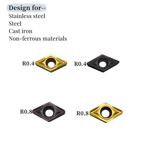 RHFGYY 10 قطع 95 درجة TCMT110204 TCMT21.51 إدراجات تحول كربيد مع 3 قطع حوامل أدوات تحول قابلة للفهرسة قضبان مملة S08K/10K/12M-STCR11 أدوات رغوة CNC اليد اليمنى in Kuwait